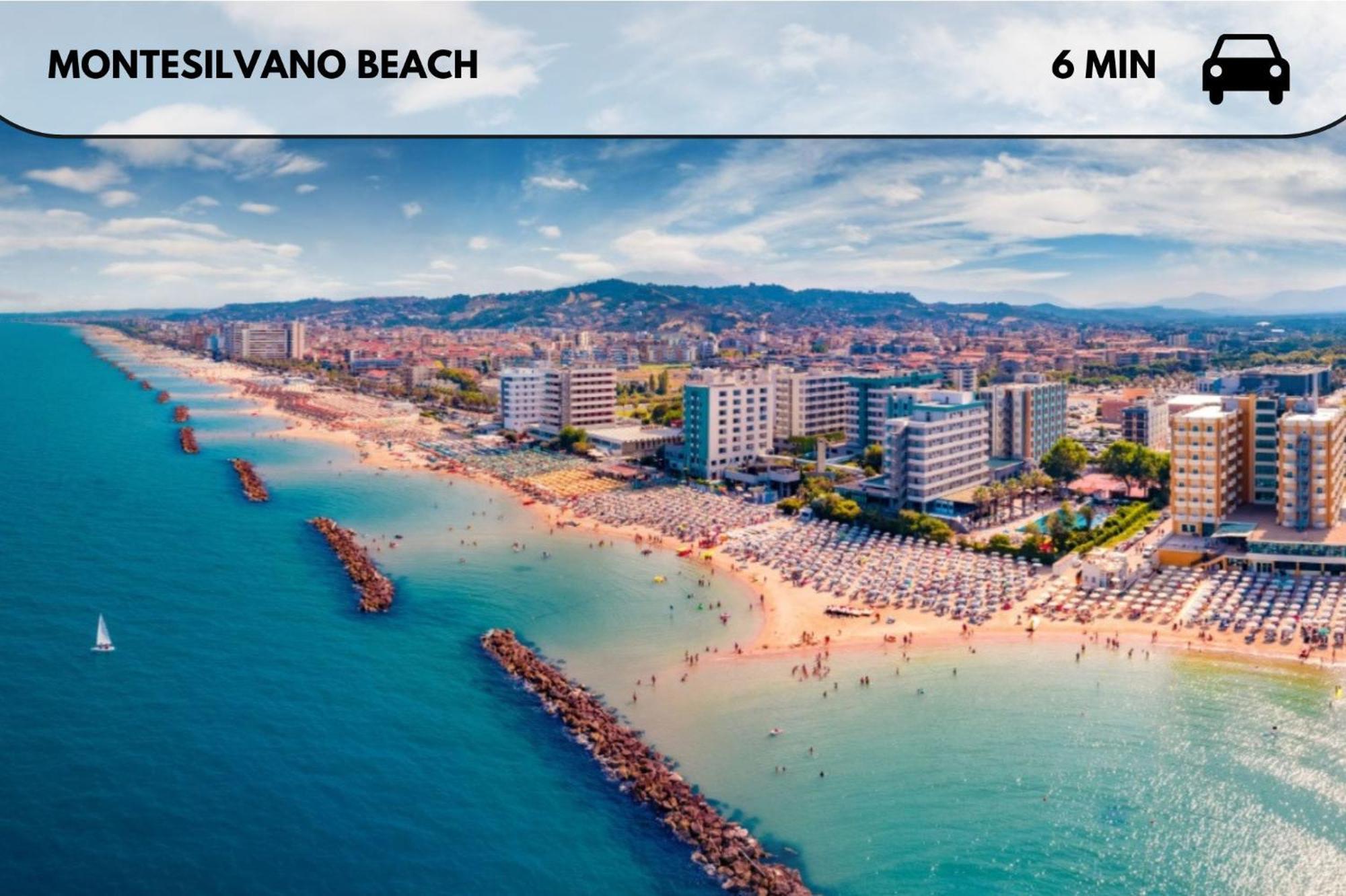 Casa Vista Mare E Colline A Montesilvano Colle 외부 사진